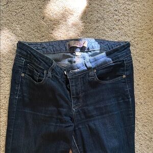 Paige Dark Blue Denim Jeans